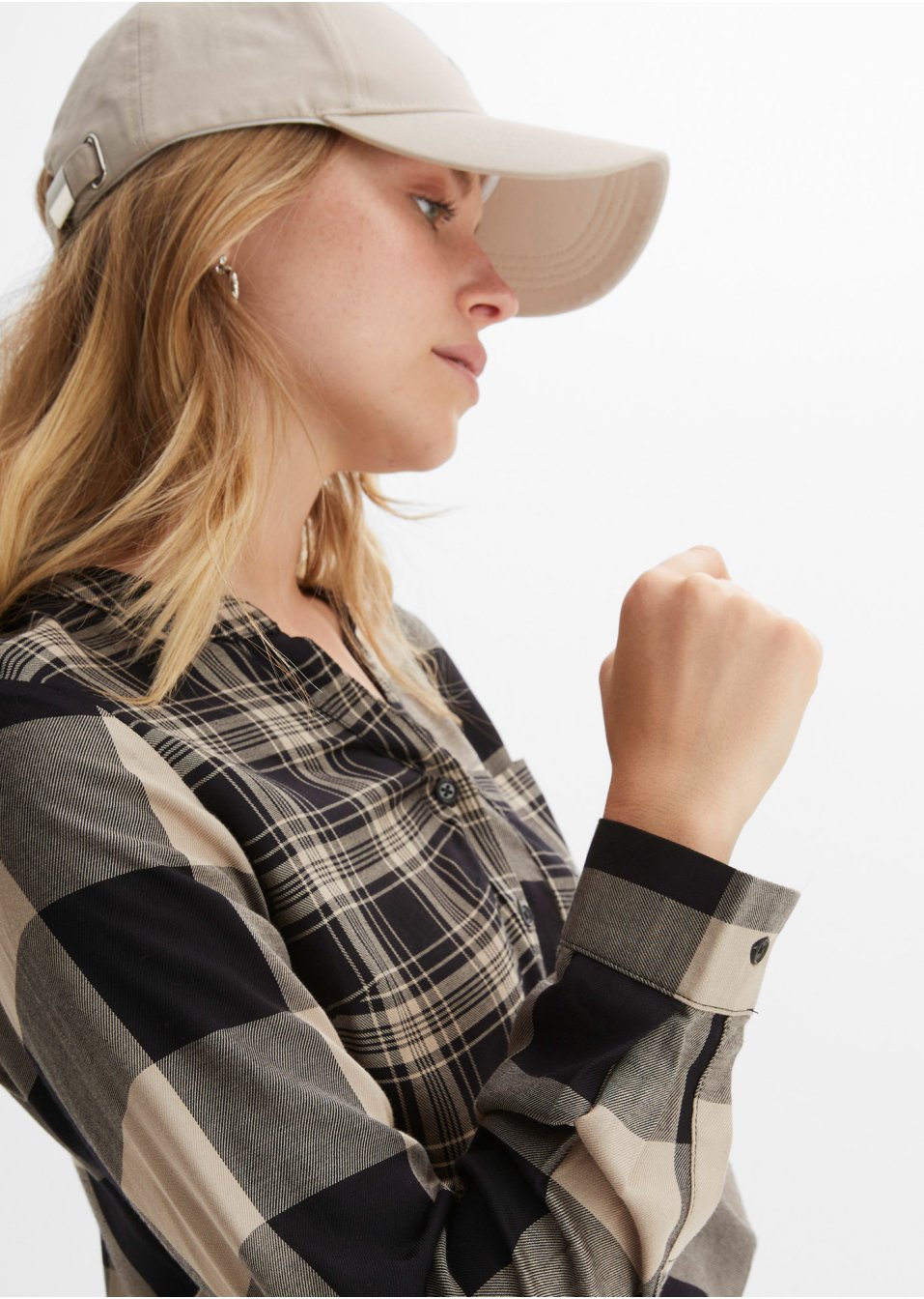 Chemisier en mélange de tons en viscose
