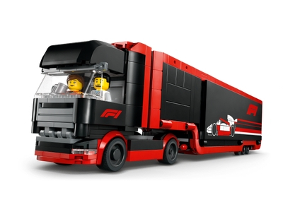 LEGO F1® truck met RB20 en AMR24 F1® auto's (60445)