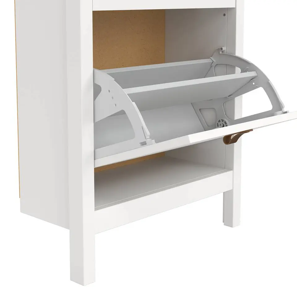 Schoenenkast Madeira - wit - 102,9x53,8x24,6 cm