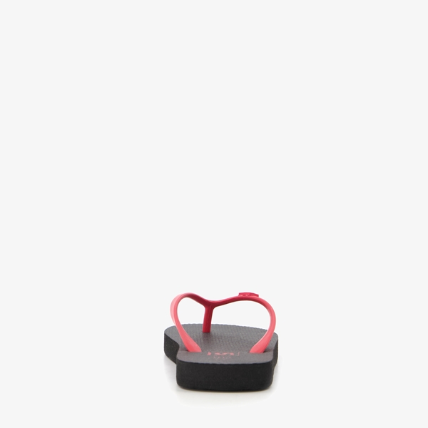Jongens teenslippers zwart met rood