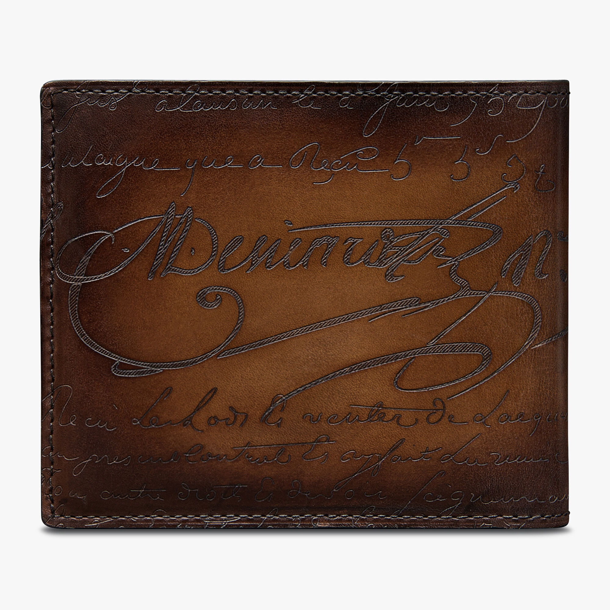 Portefeuille Makore 2 en 1 En Cuir Scritto