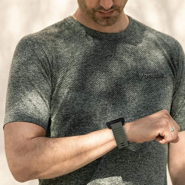 INF Reim til Garmin Fenix i militærgrønn silikon