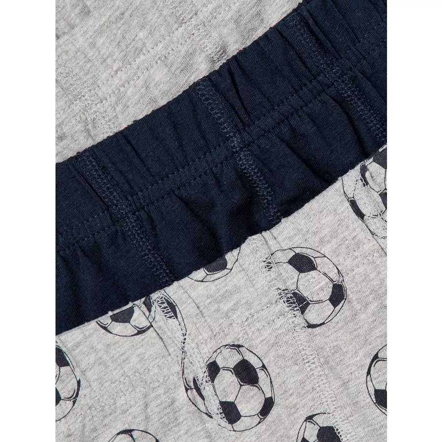 name it Boxershorts 3er Pack Grey Melange