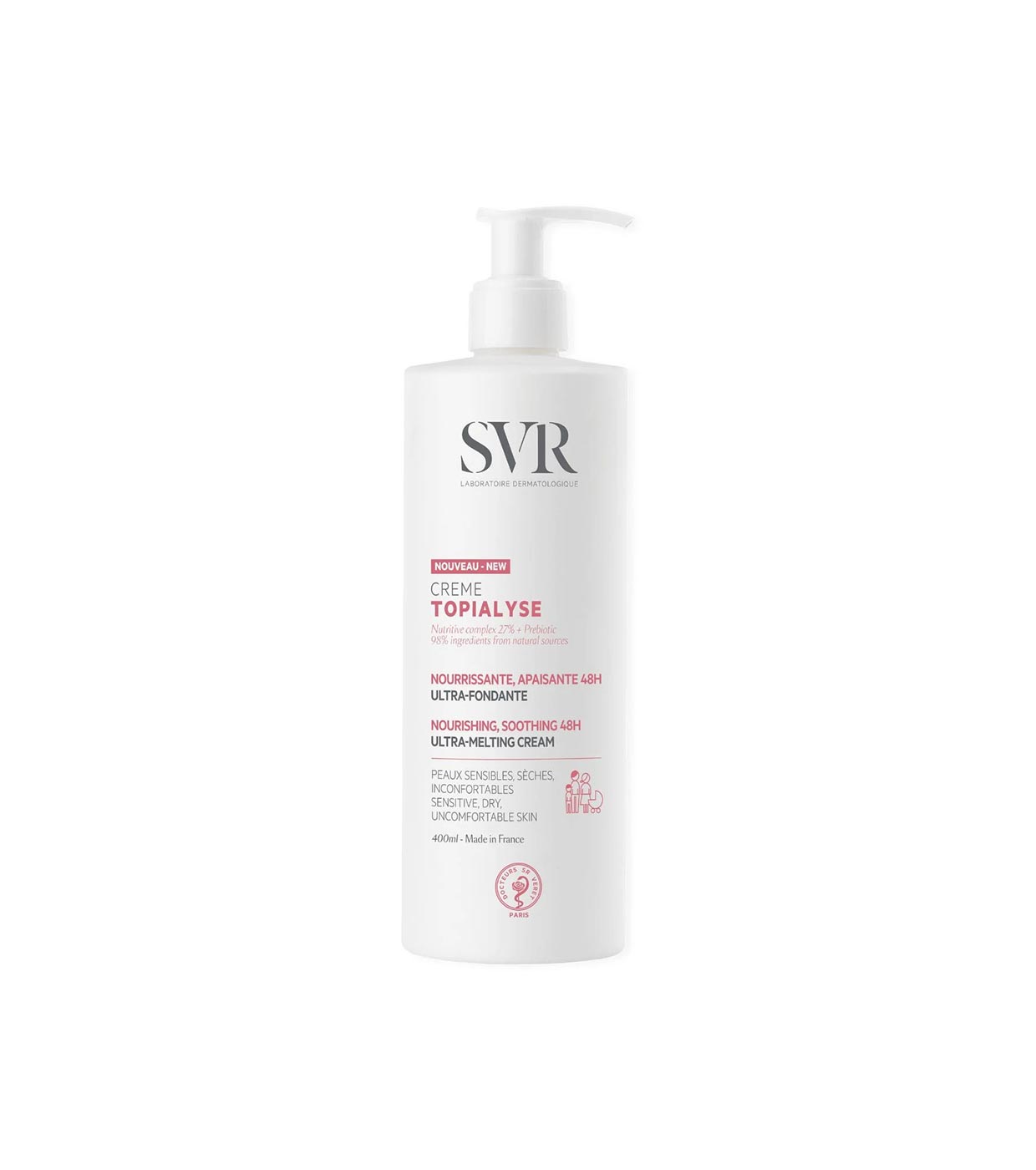 SVR - *Topialyse* - Creme calmante para pele seca