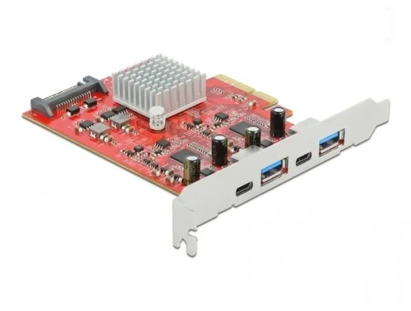 Delock - USB-adapter - PCIe 3.0 x4 - USB 3.2 Gen 2 x 2   USB-C 3.2 Gen 2 x 2