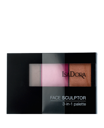 IsaDora Face Sculptor 3-in-1 Palette 65 Bronze Plum 12g