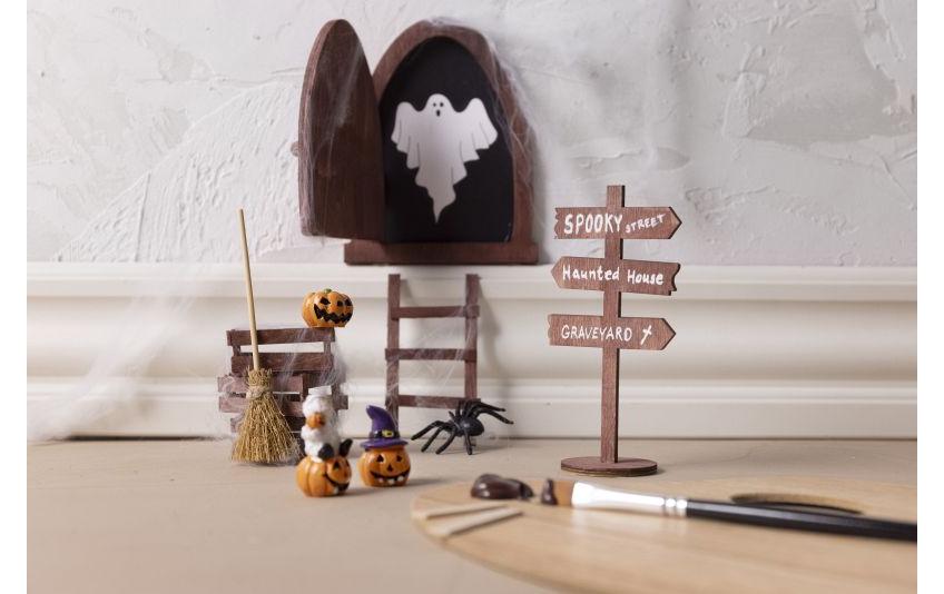 Bastelset Halloween Wichteltür 12-teiligKreative Halloween-Basteleien