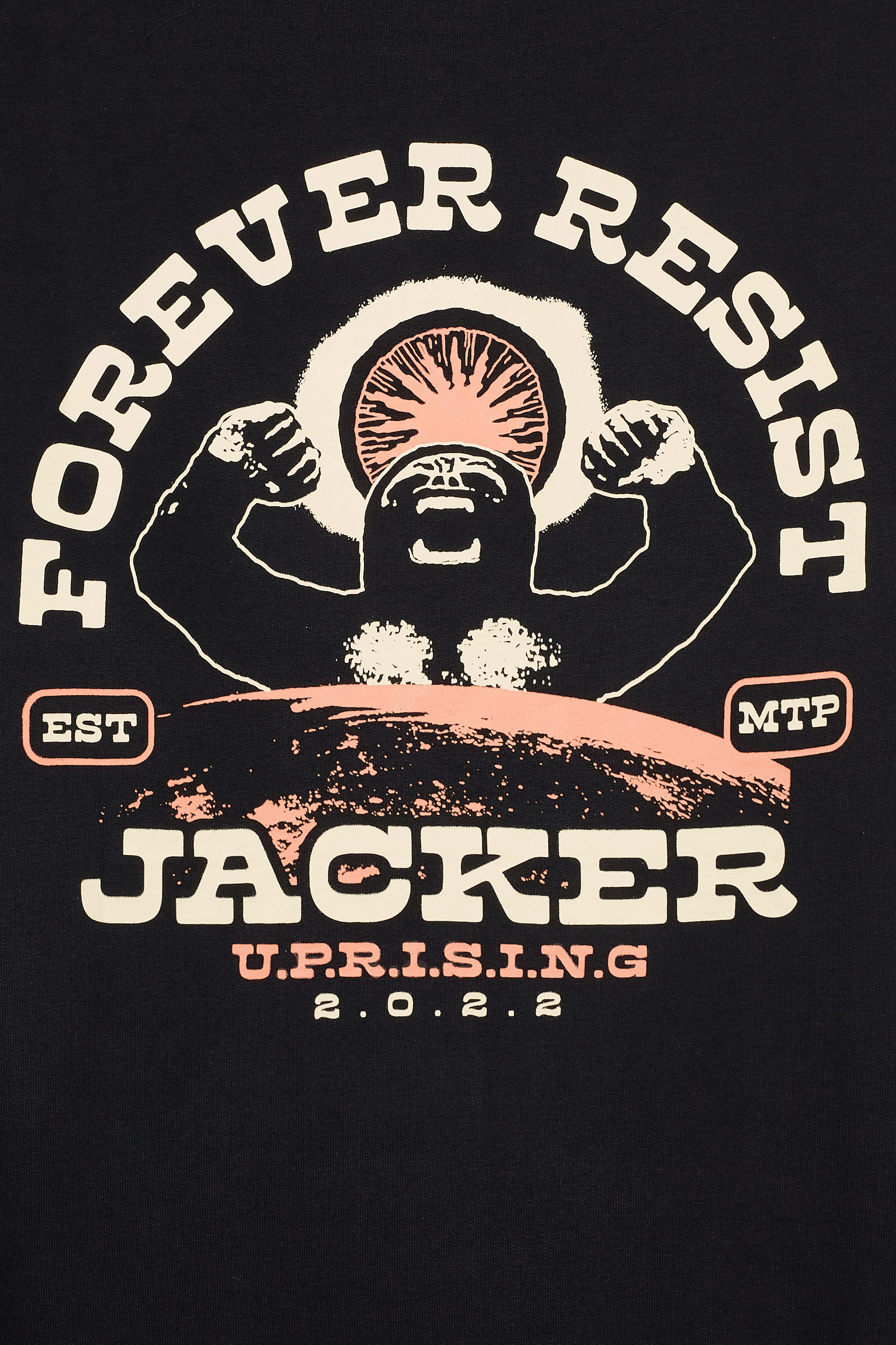 JACKER Hoodie Resistance Noir