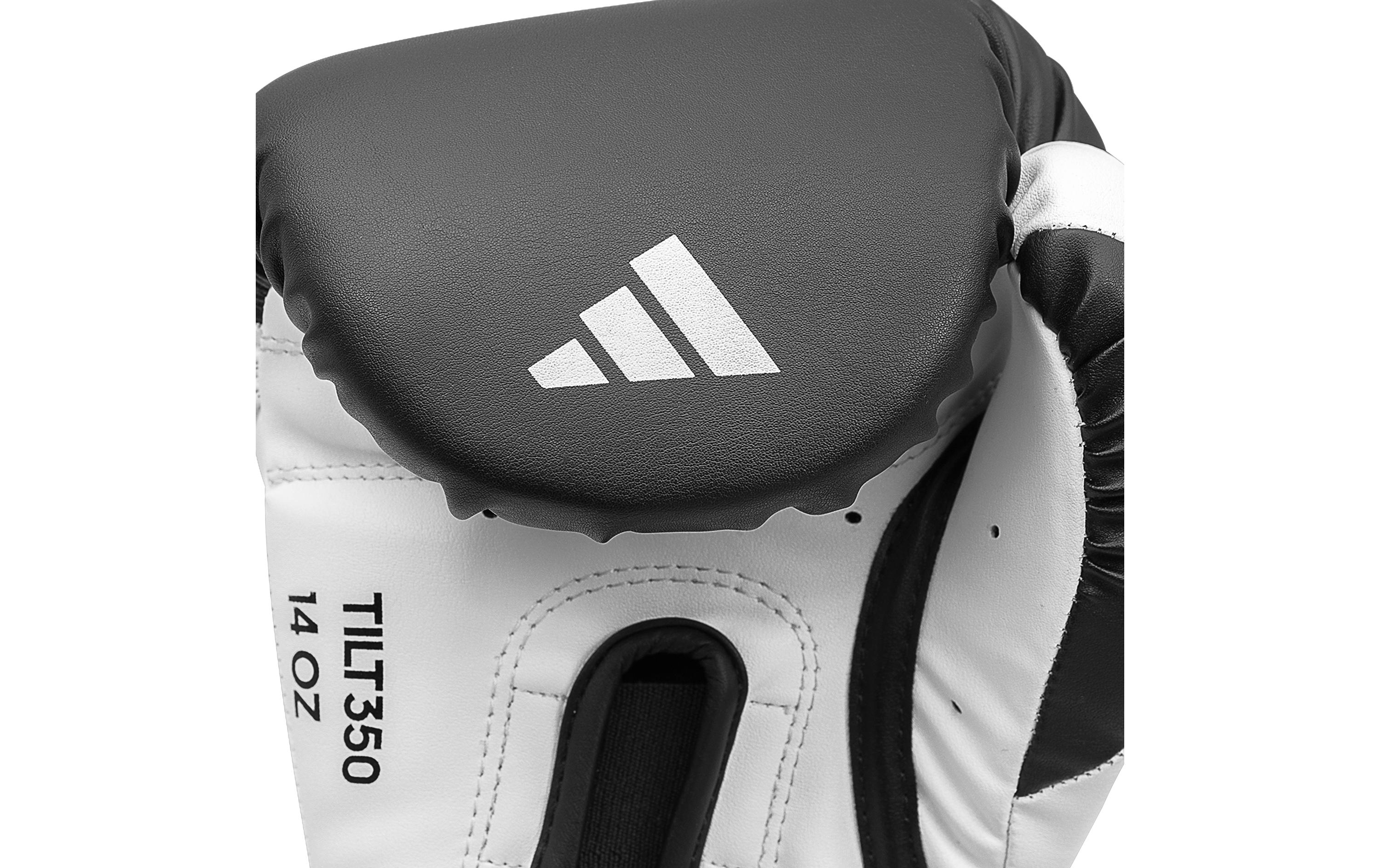 Speed Tilt 350V 14 oz Schwarz/Weiss<br>Boxhandschuhe