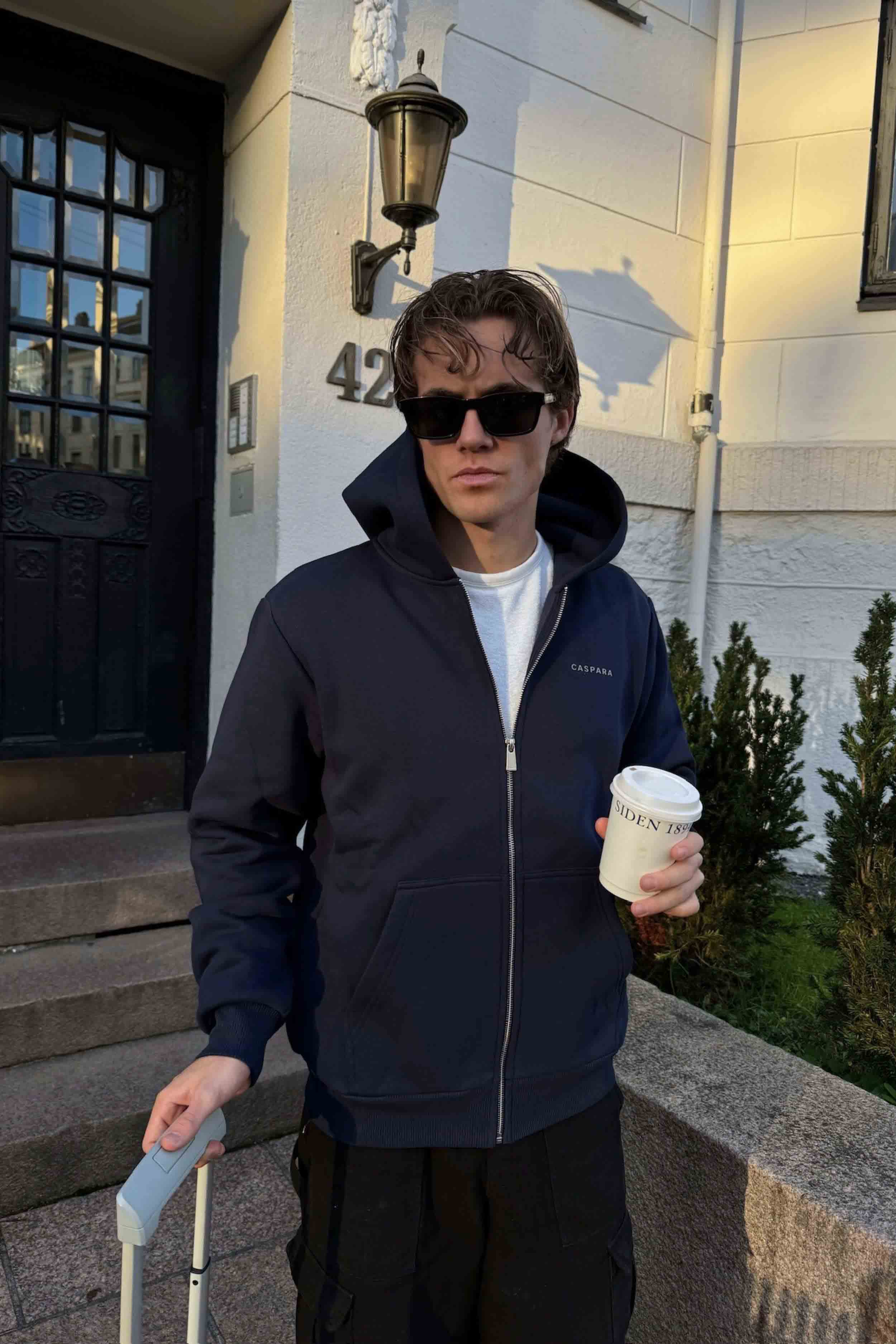 Cosmo Zip Hoodie Herre 005/Navy