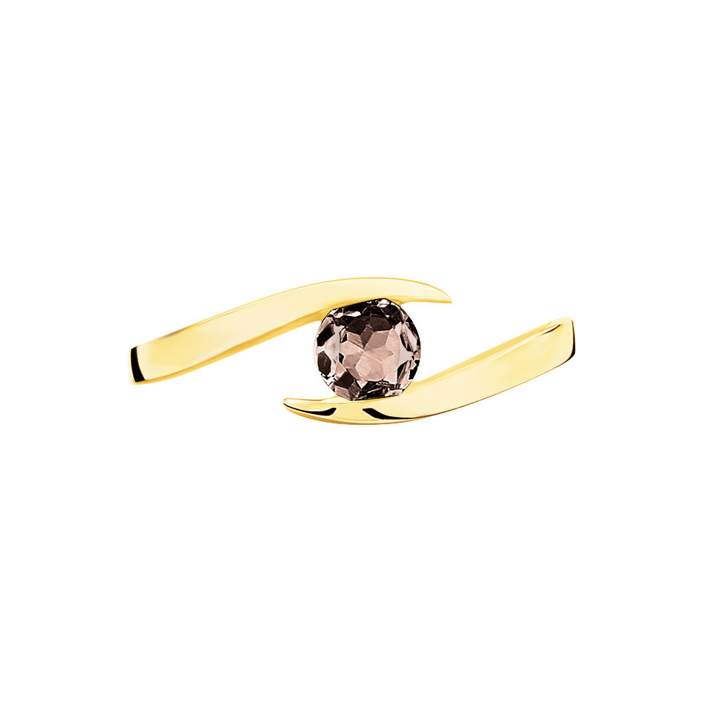 Bague Tiphaine Or Jaune Quartz