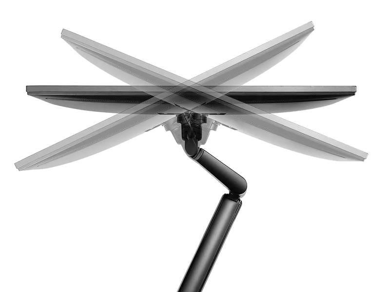 NEOMOUNTS Tischhalterung DS70-810BL1 bis 9 kg – Schwarz Full-Motion-Tischhalterung für 17-32
