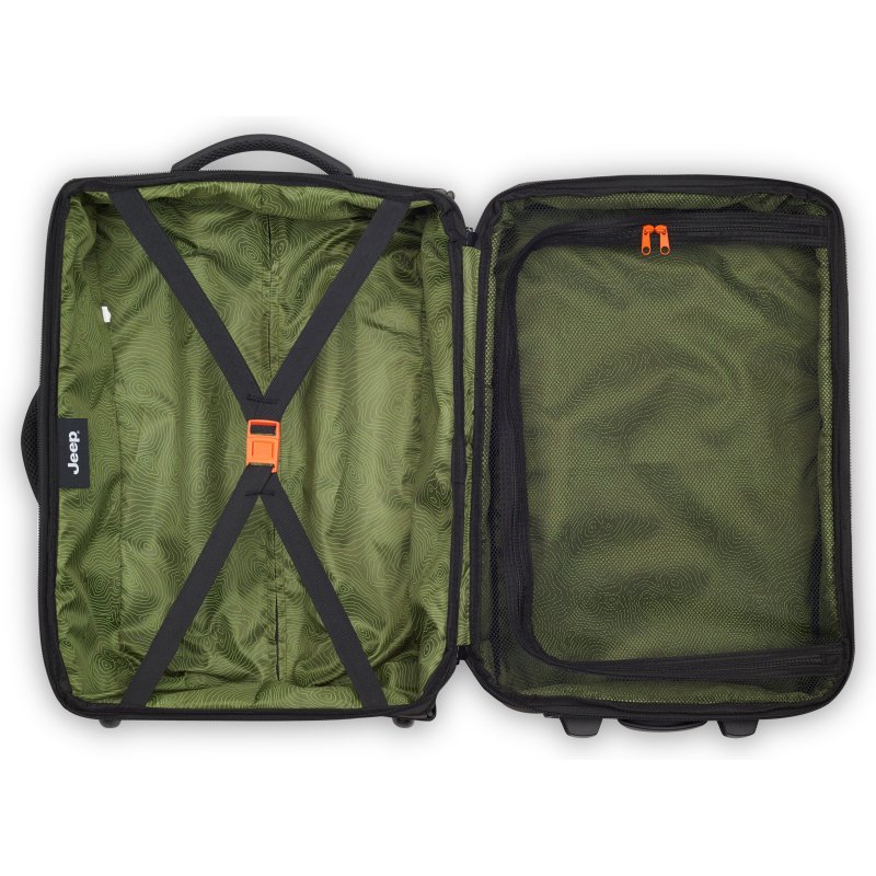 Sac de voyage trolley 55 cm JS007C vert