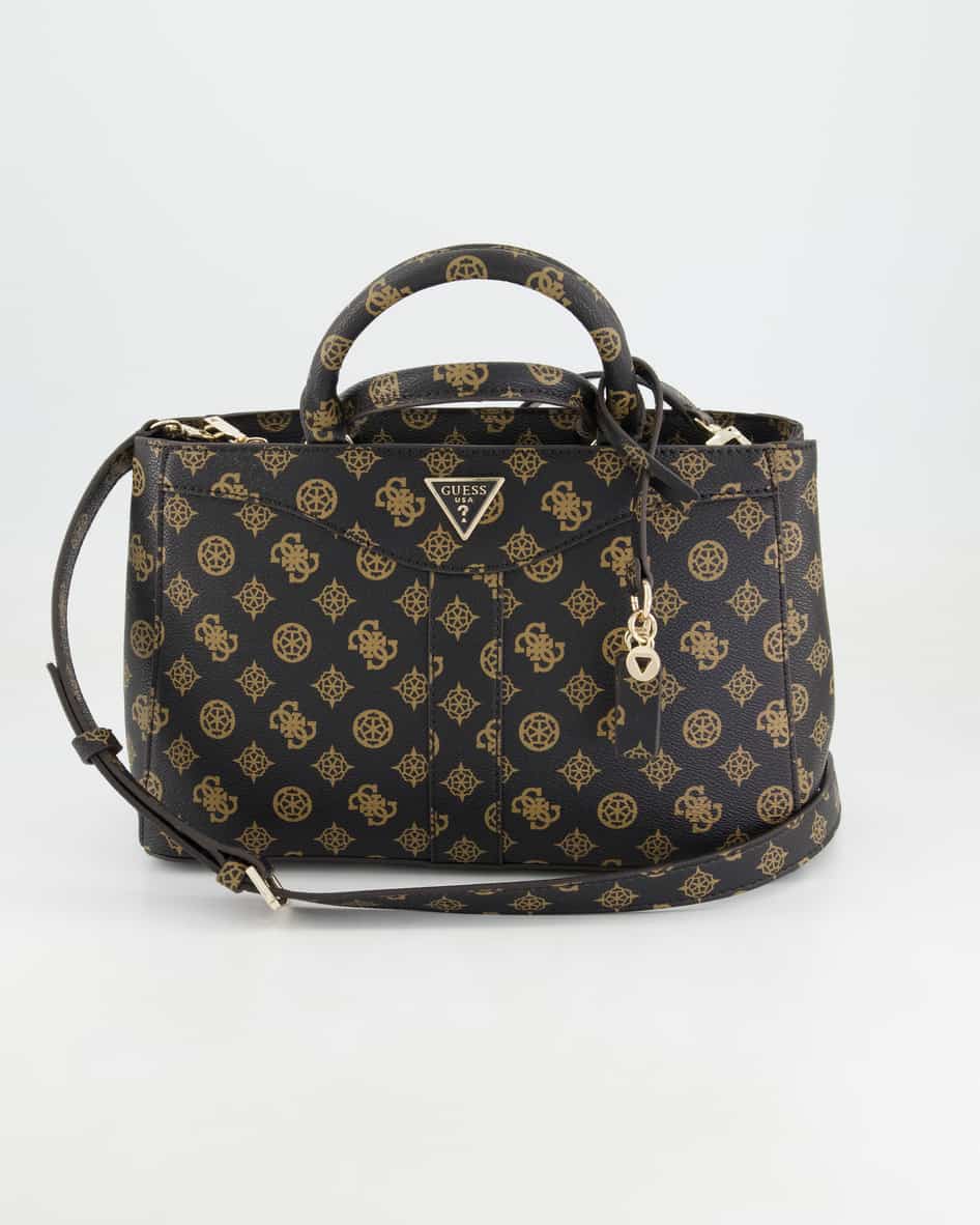 Guess Dorys Luxury Satchel Handtasche in Braun