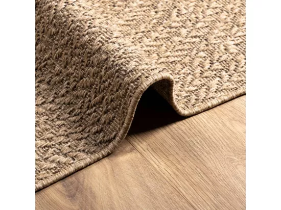 Tapis 140x200 cm aspect jute intérieur et extérieur