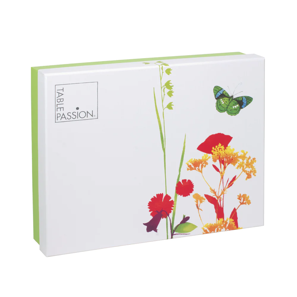 Coffret de 6 tasses café et leurs cuillères Tutti Fiori Table passion