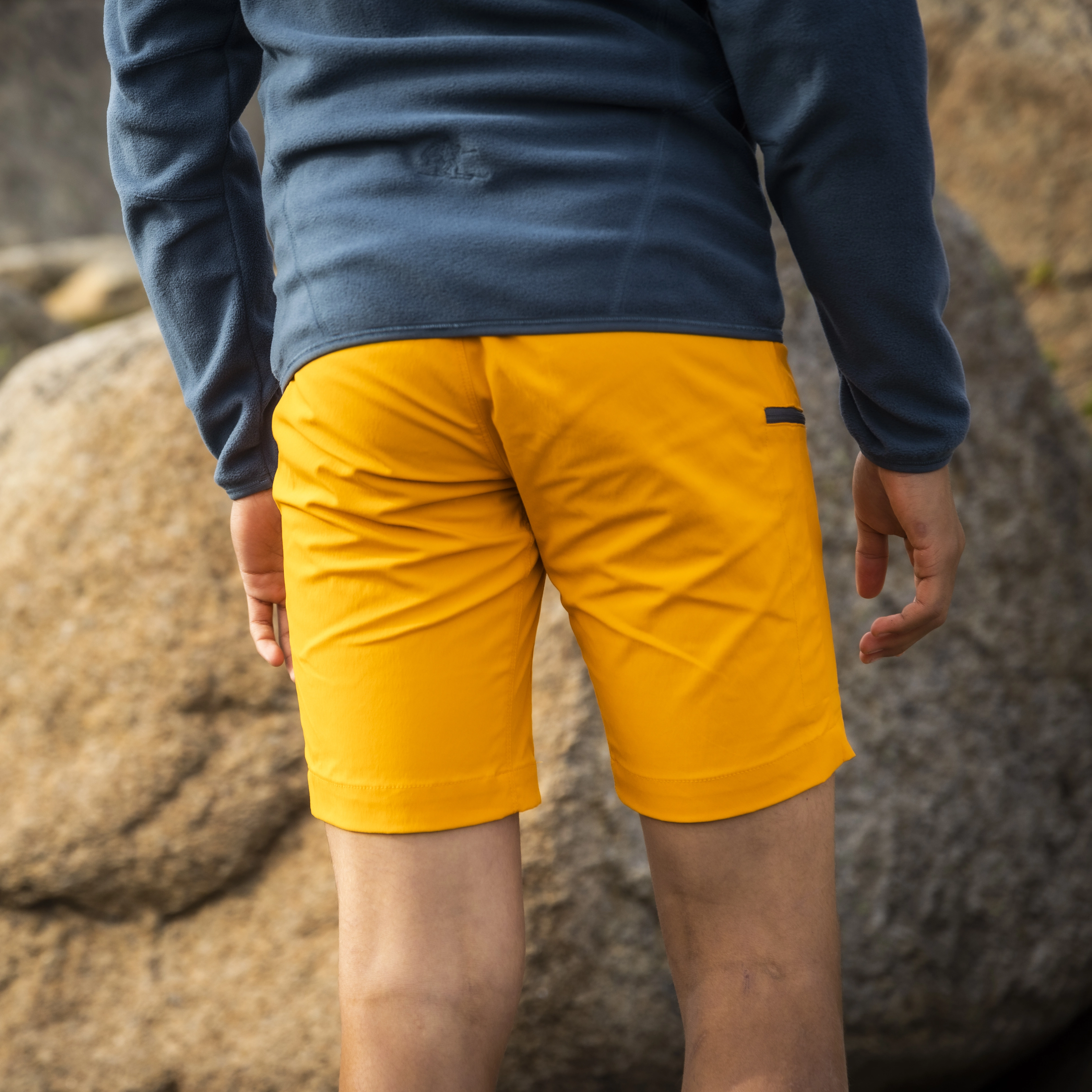Utne V3 Youth Shorts Cloudberry Yellow