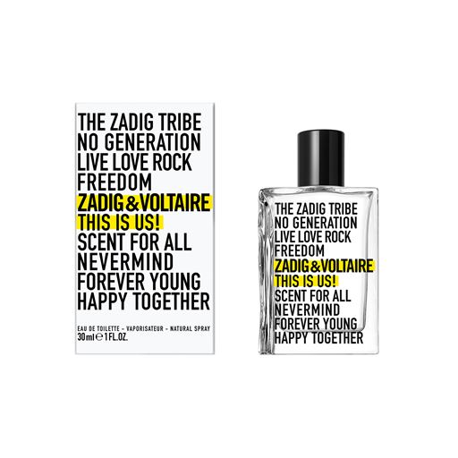 Zadig & Voltaire This Is Us Eau De Toilette, 30 ml