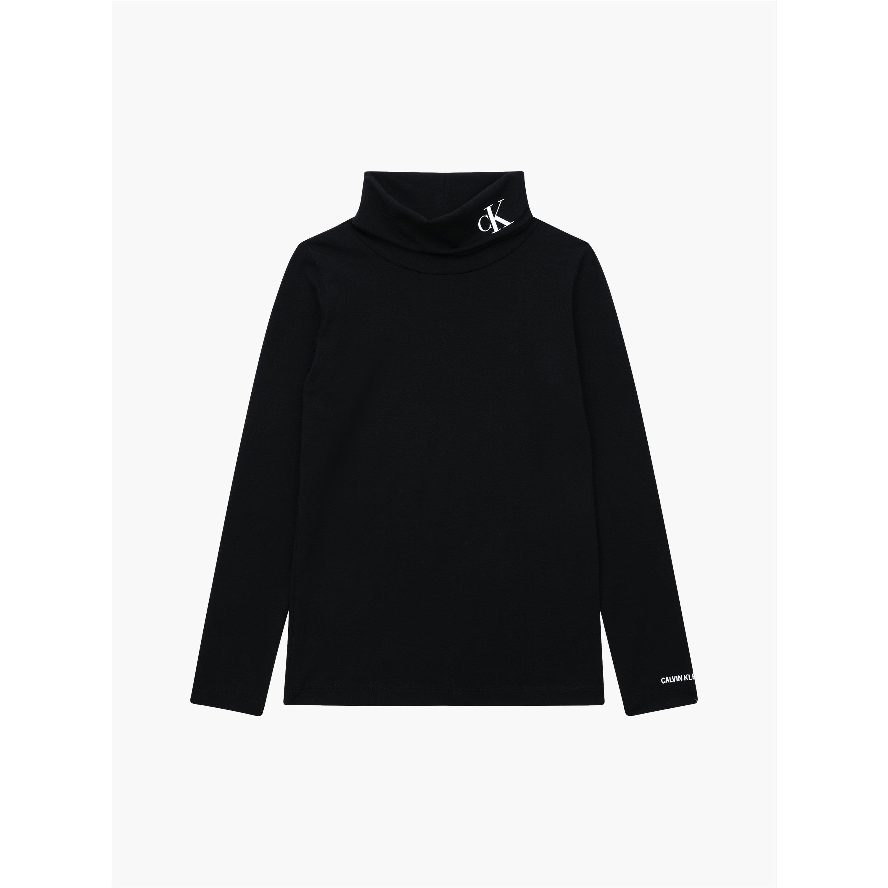 Calvin Klein Jeans MONOGRAM LS ROLL NECK TOP