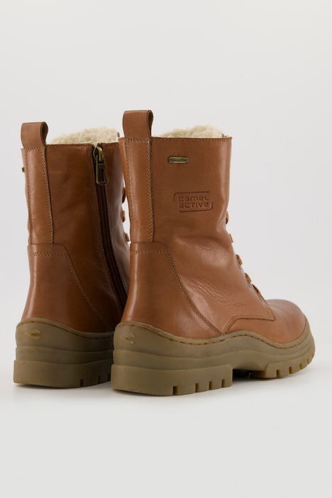 Lederboots, Camel Active, Webpelz-Futter, Komfortweite