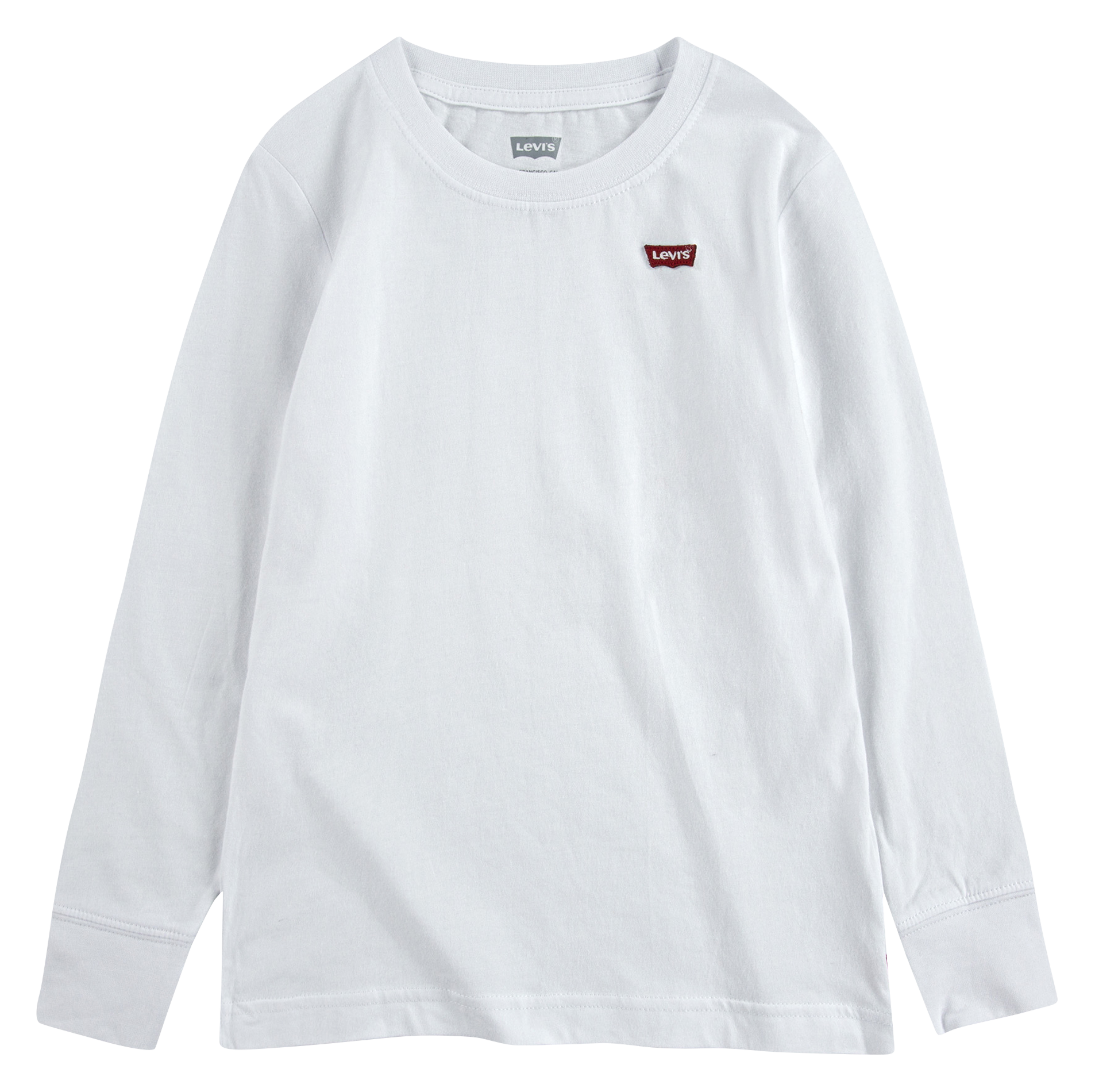 Tee-shirt col rond en coton mélangé | Blanc