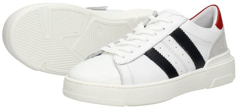 Sub55 Veterschoenen Laag wit