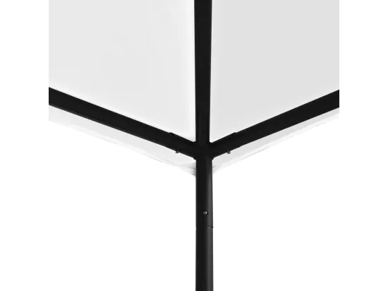 Tonnelle 4x4x3 m Blanc 180 g/m²