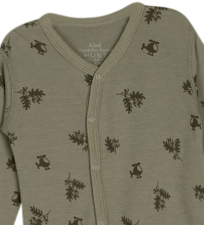 Hust and Claire Heldragt - Uld/Bambus - Manu-HC - Khaki
