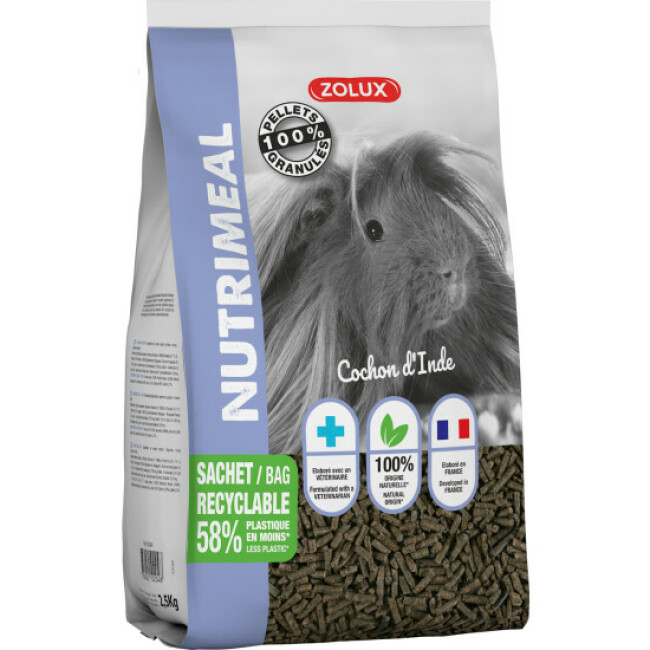 Aliment complet Granulés pour cochons d'Inde Nutrimeal Zolux