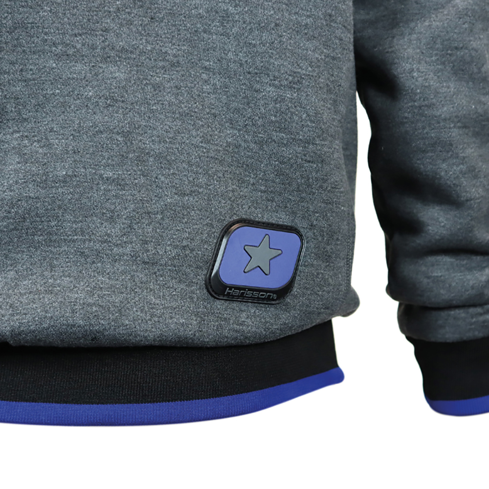 Harisson - Sweat zippé à capuche Stingray Gris