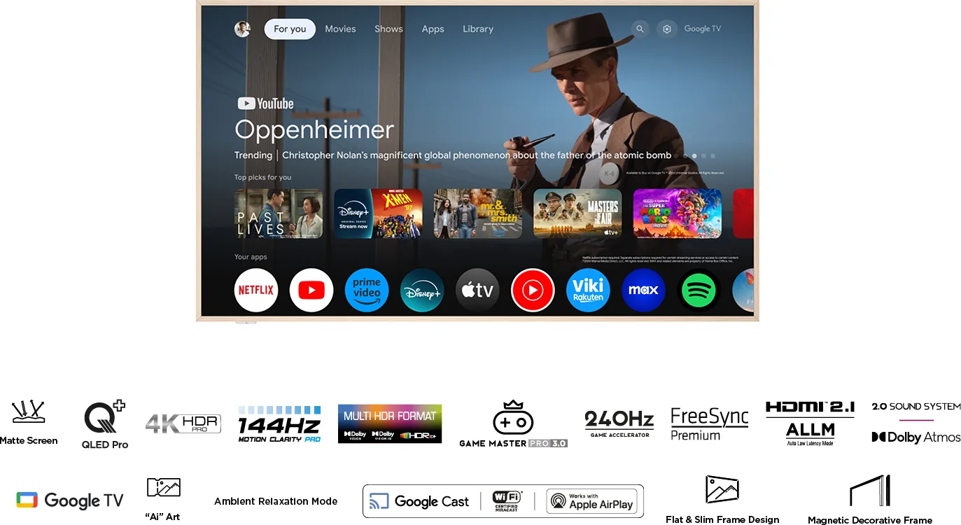 TCL NXTVISION 75A300W TV UHD 4K