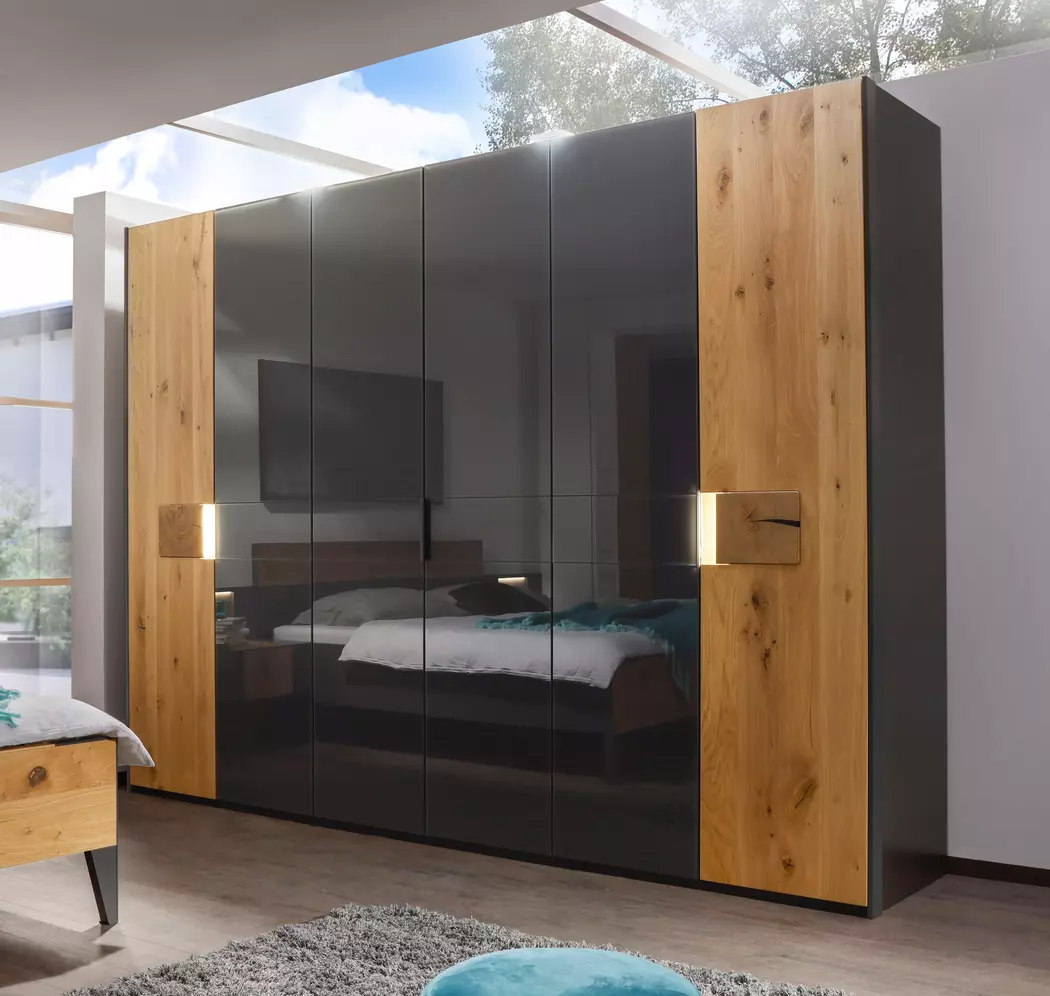 Kleiderschrank Kona 301 x 223 cm