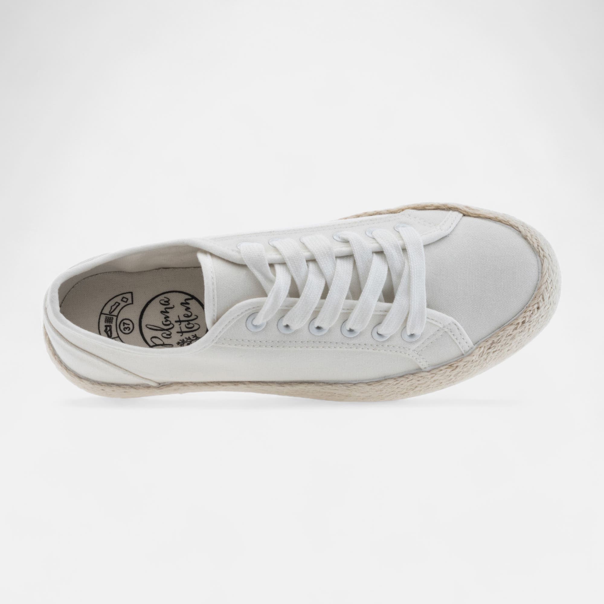 Baskets en toile Femme blanc