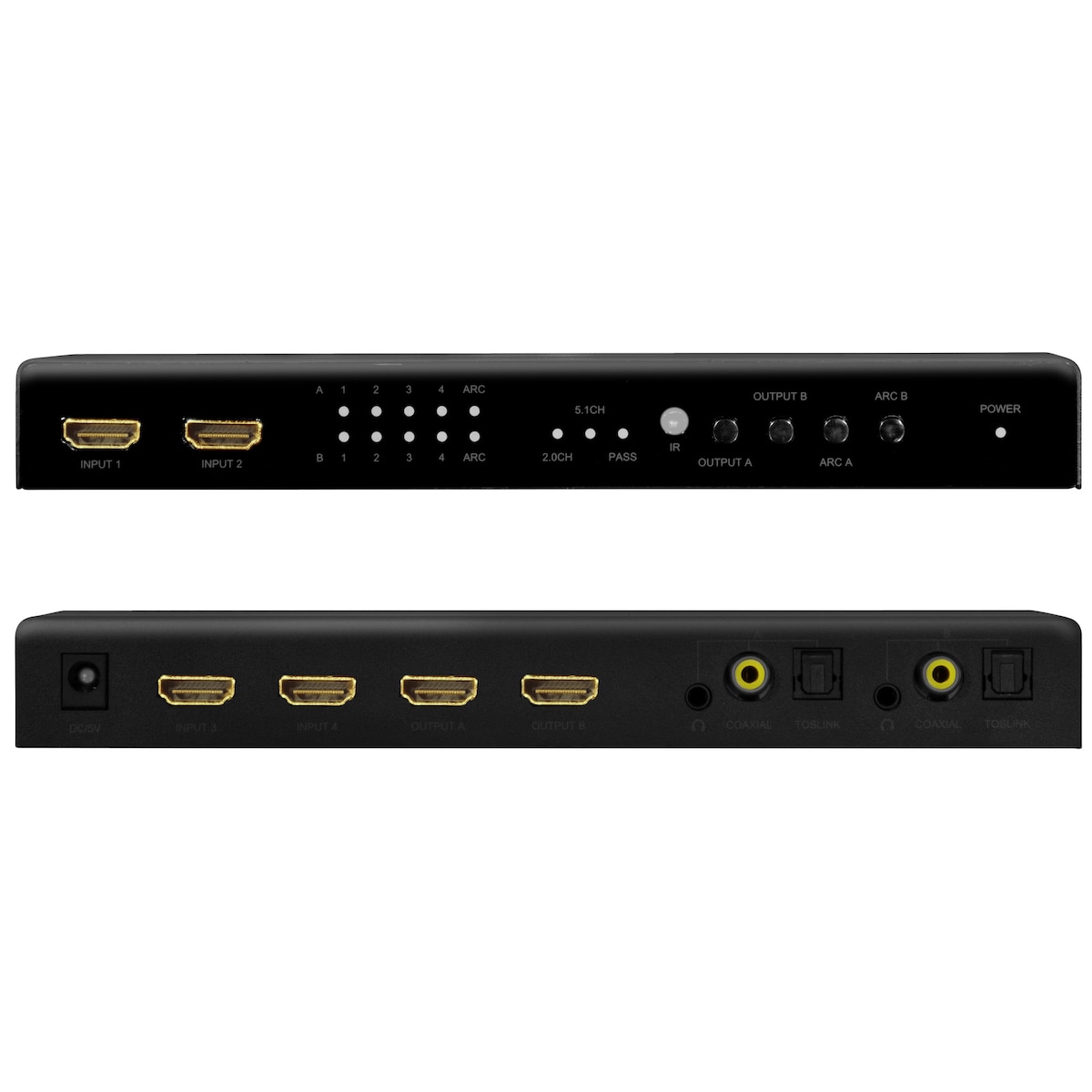 HDMI Matrix-switch 4K/60Hz ARC HDCP HDR CEC