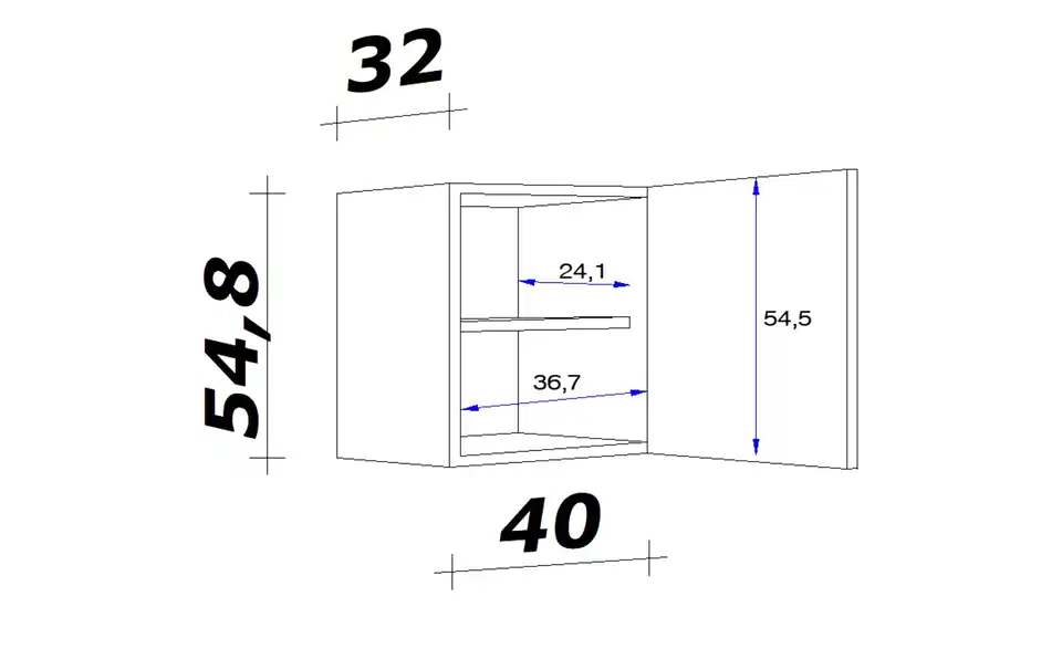 Hängeschrank Ede 40 cm