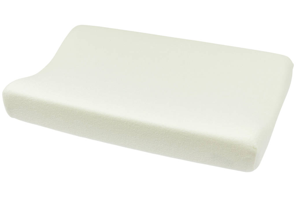 aankleedkussenhoes Basic Badstof 50x70 cm Offwhite