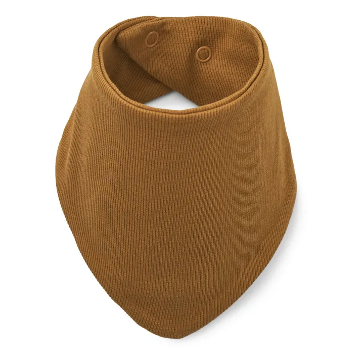 Liewood Bavoirs bandana en coton bio Anette - Set de 2 | Caramel