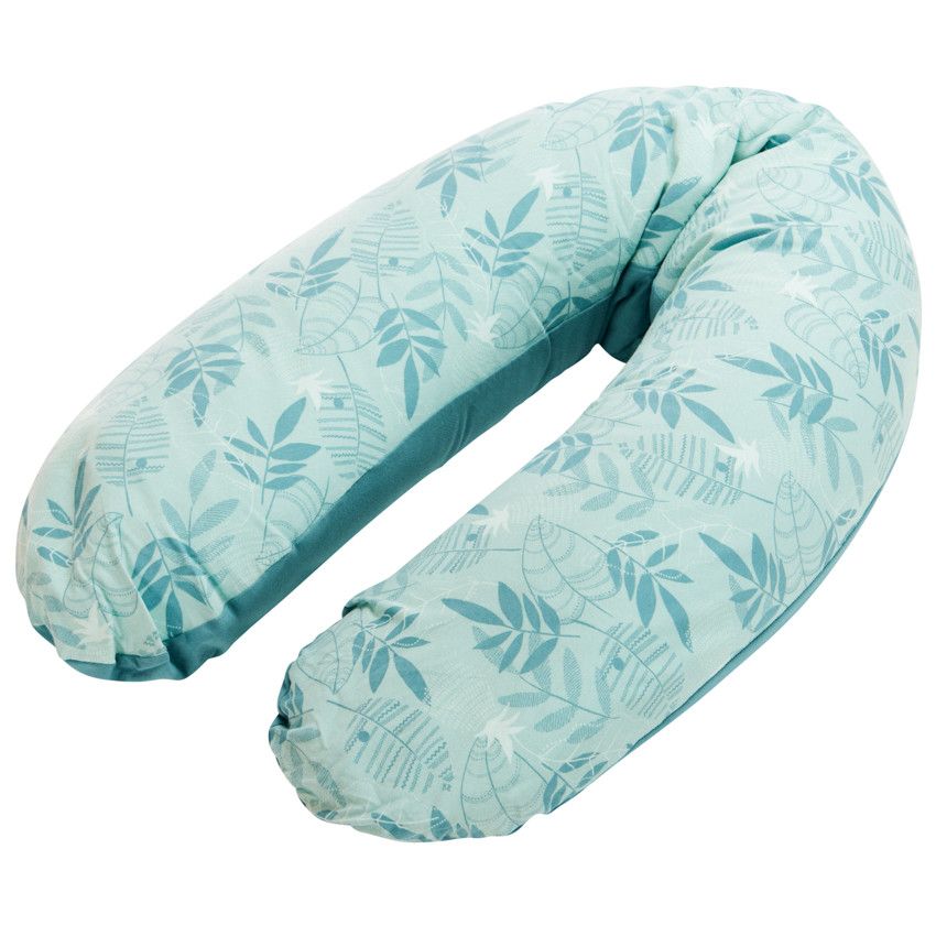 Coussin d'allaitement Pineapple avec housse rose 160 cm - Ecru