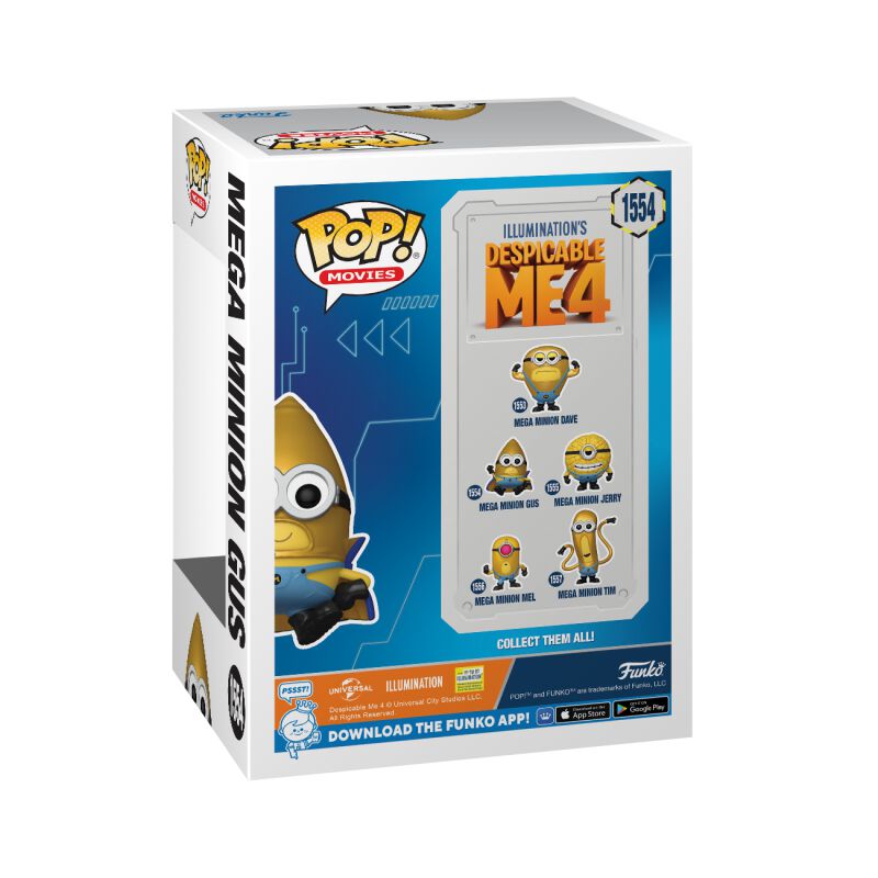 Moi, Moche et Méchant 4 - Méga Minion Gus - Funko Pop! n°1554 | Les Minions Funko Pop!