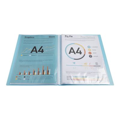 Exacompta Kreacover Pastel - Porte vues personnalisable - 40 vues - A4 - disponible dans différentes couleurs