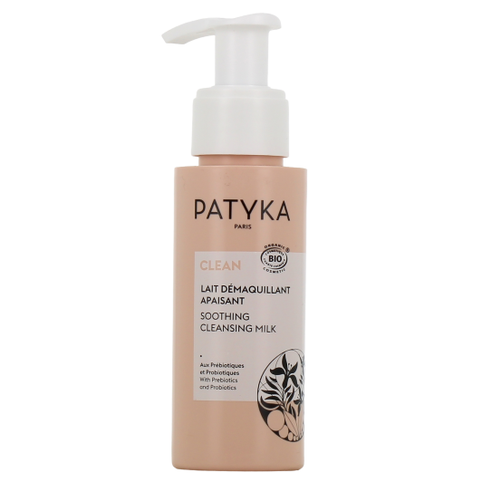 Lait démaquillant apaisant bio Patyka - Tous types de peau
