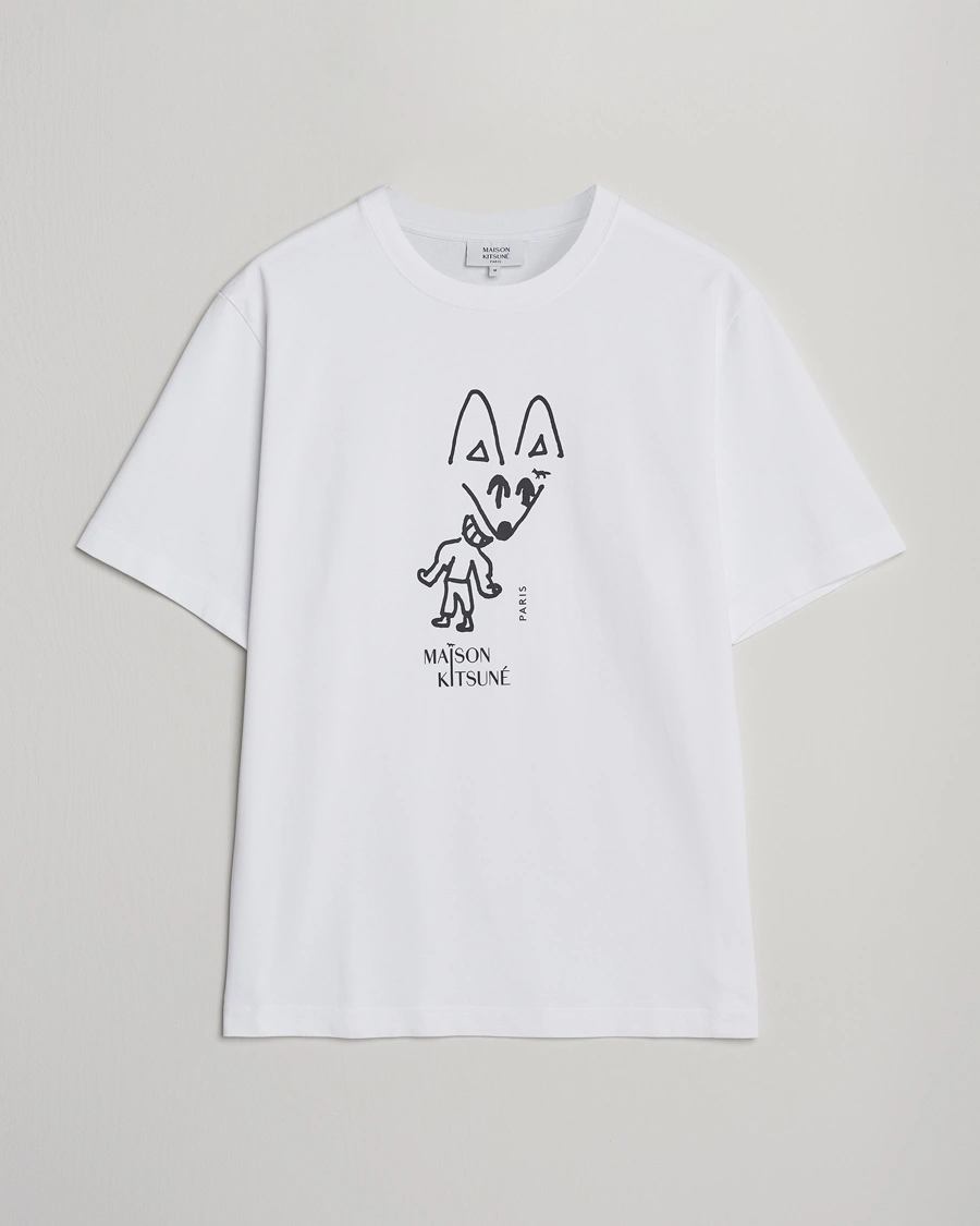 Maison Kitsuné Party Fox T-Shirt White