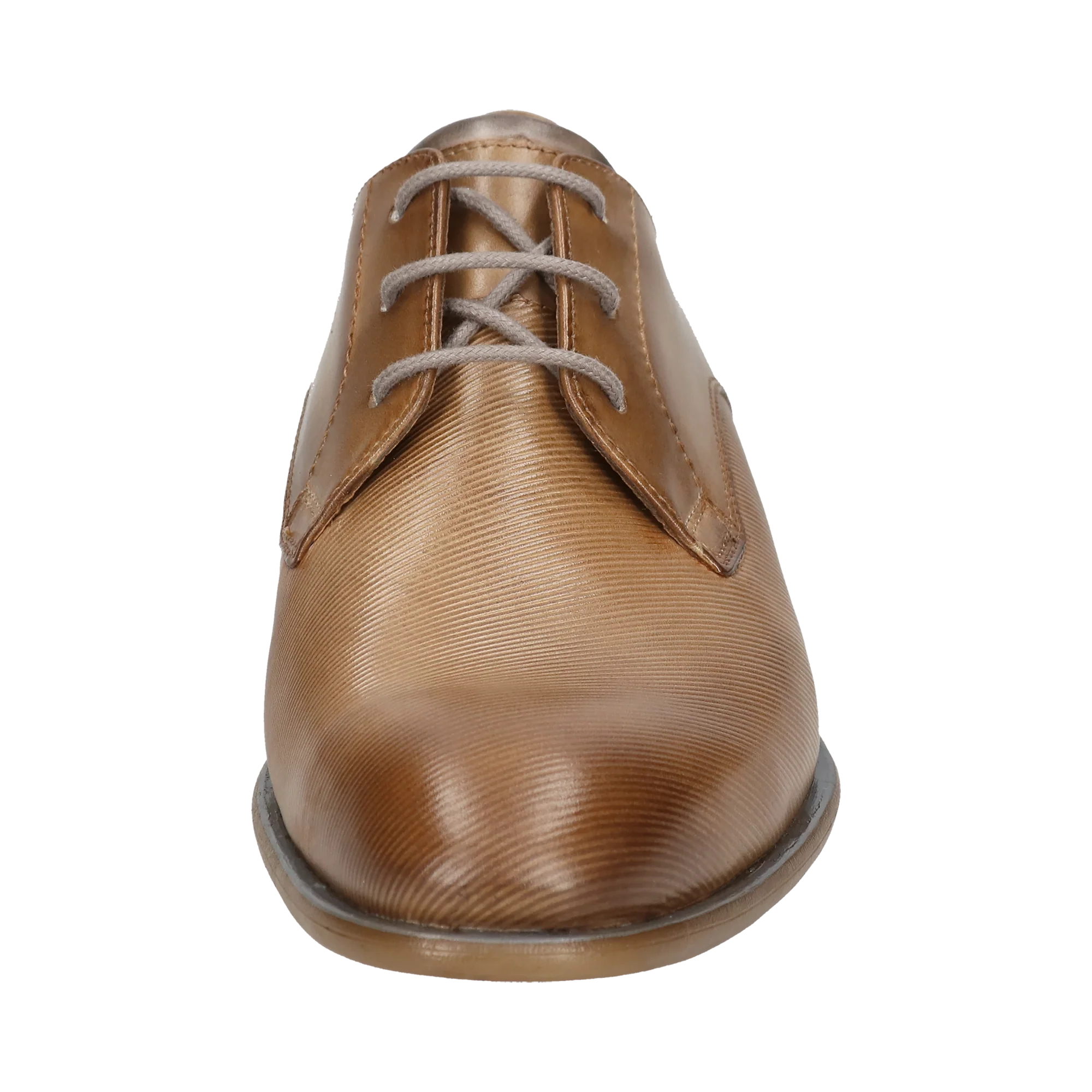 Leder Business Schnürer Sand