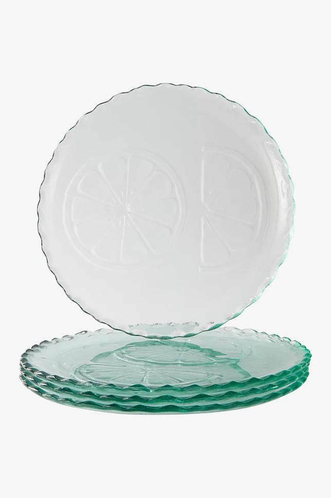 ORANGINA tallerken 4-pk, diameter 27 cm