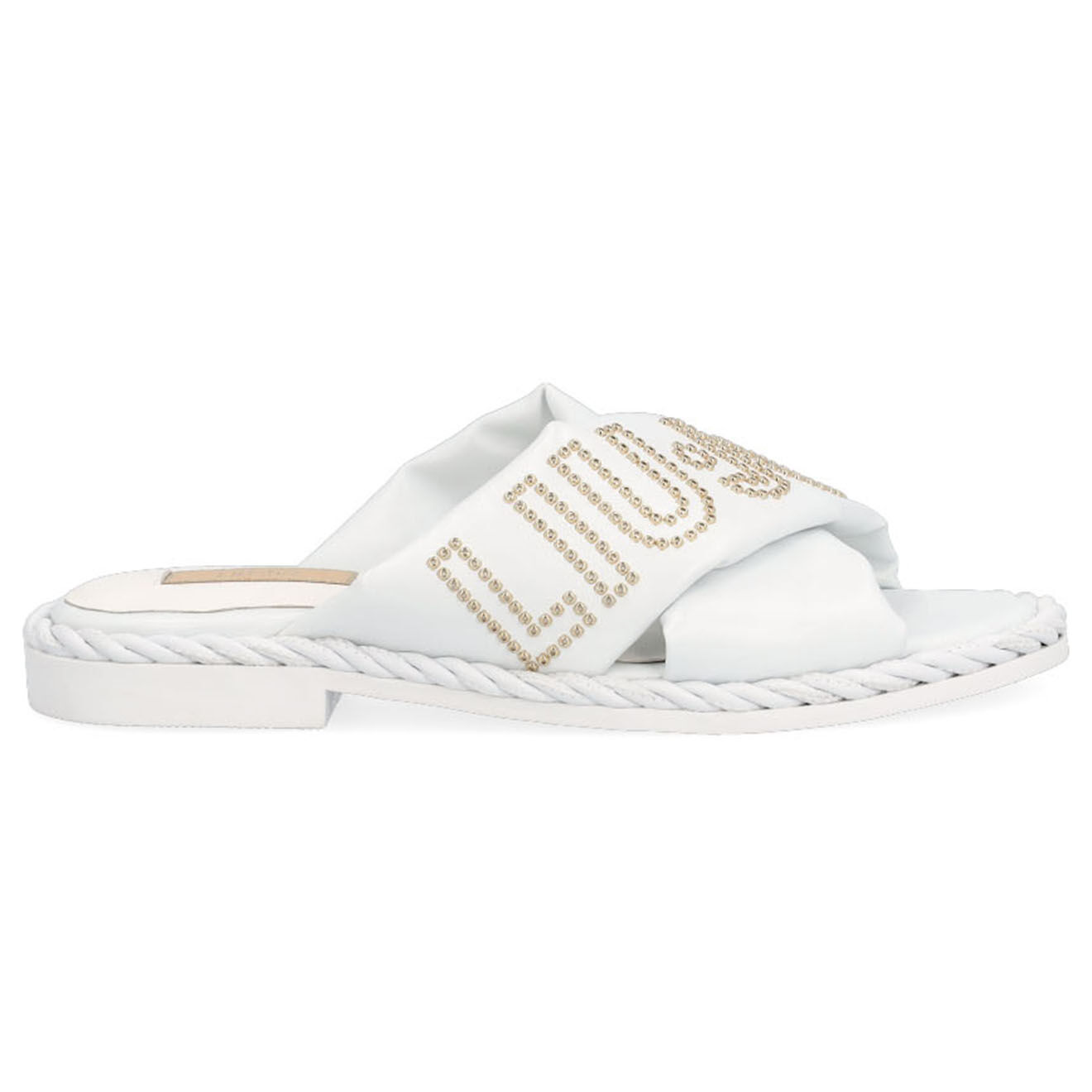 Liu-Jo Mules en Cuir Lina blanches