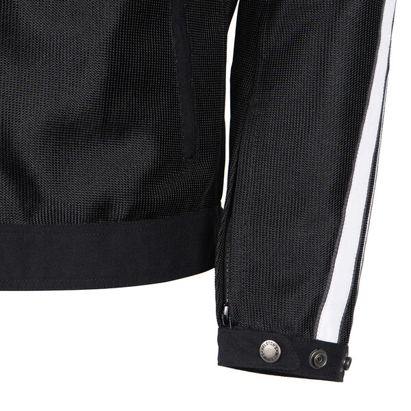 Helstons - Blouson Pace Air Noir / Blanc / Gris