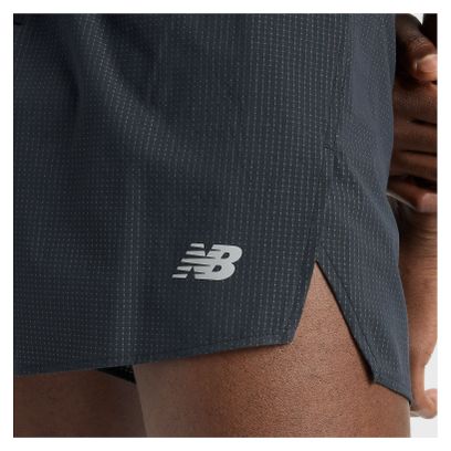 Short splité New Balance RC Ultra Light 3in Noir Homme