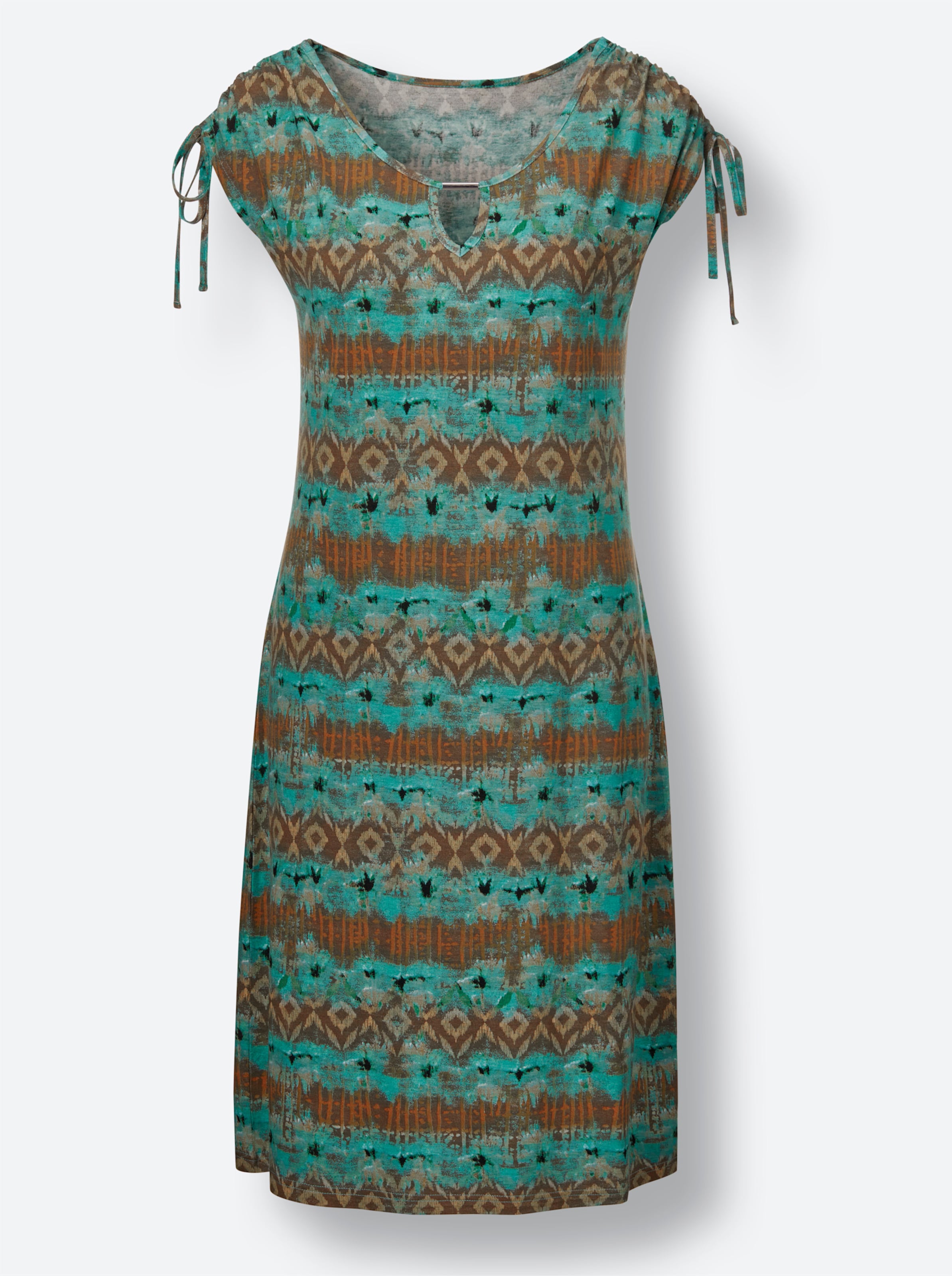 feel good Sommerkleid in schoko-gemustert