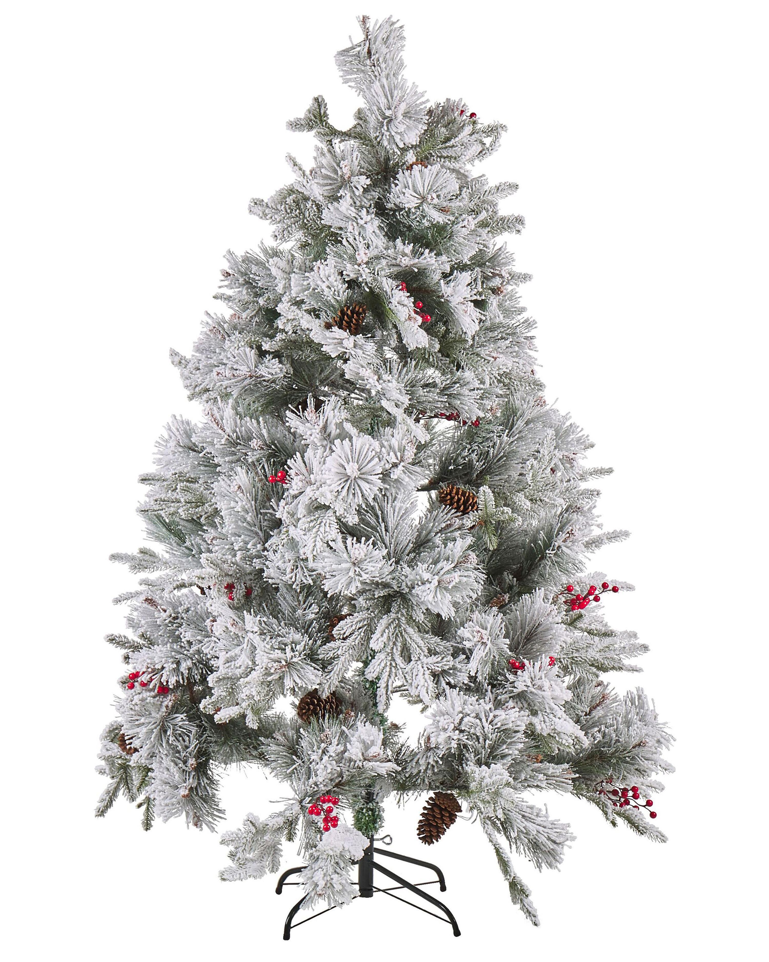 Besneeuwde kunstkerstboom MASALA 180 cm Wit