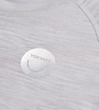 Viking Bluse - Wolle/Bambus - Baselayer - Grey/Light Grey